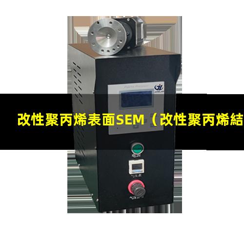 改性聚丙烯表面SEM（改性聚丙烯結晶表面白點）