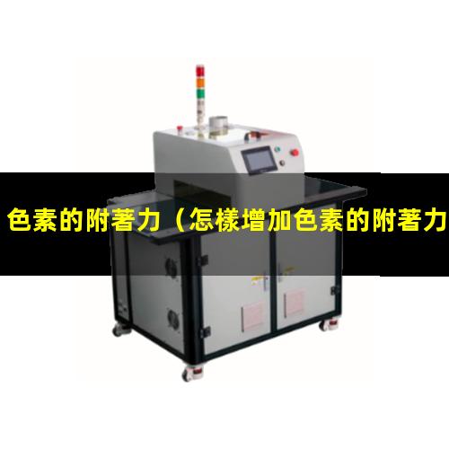 色素的附著力